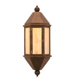 10" Wide Plaza Lantern Wall Sconce