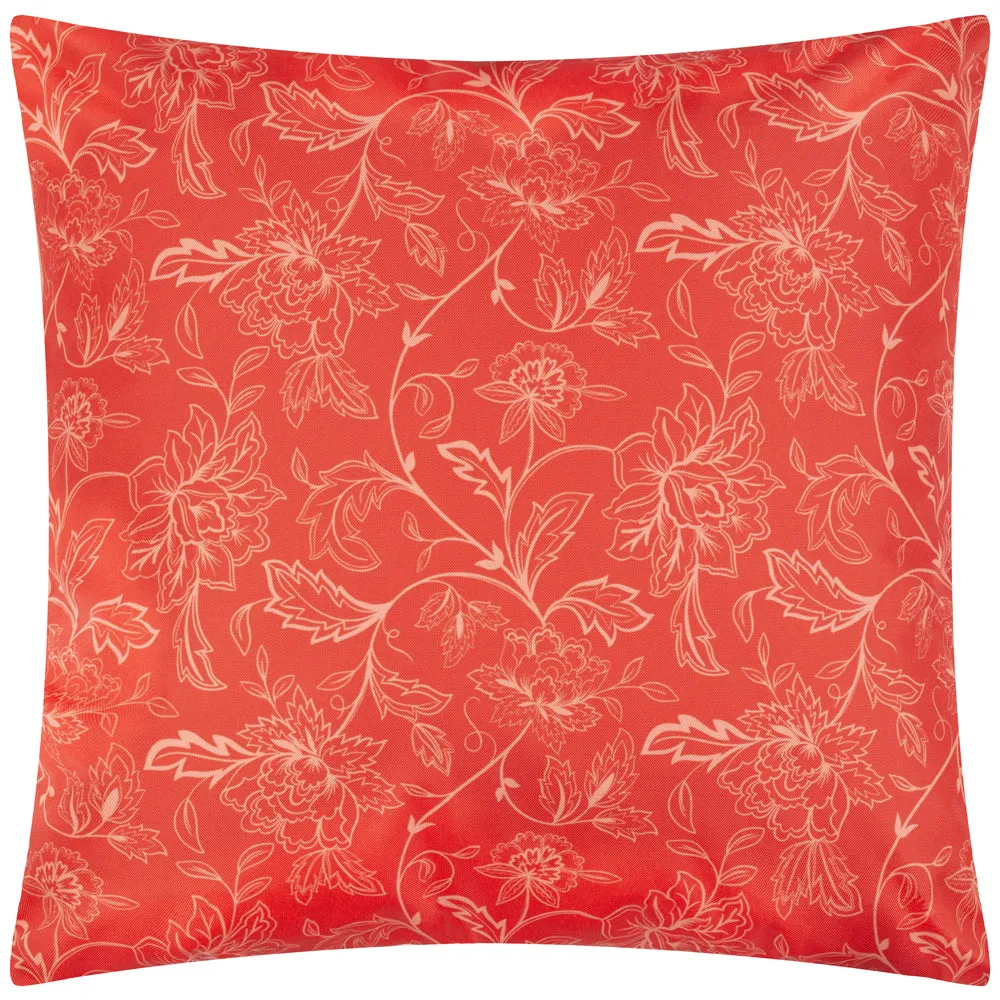 Anemone Limes Printed Outdoor Cushion Multicolour