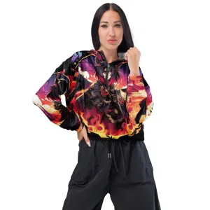 Anime Succubus Women cropped windbreaker