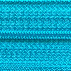 aqua | nylon | zipper swatch