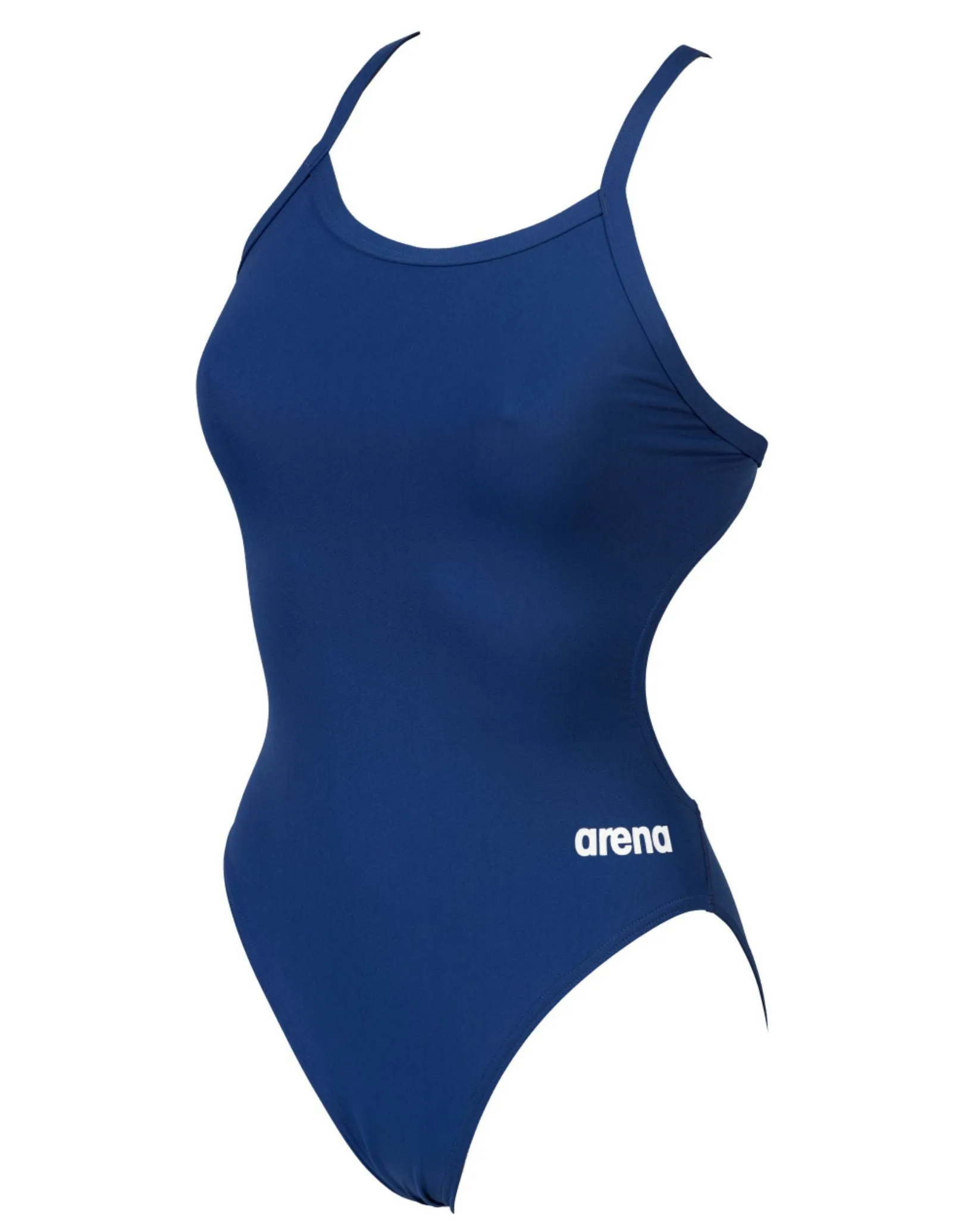 Arena Team Challenge Solid Swimsuit - Navy/White