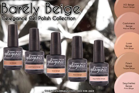 Barely Beige Gelegance Gel Polish Bundle