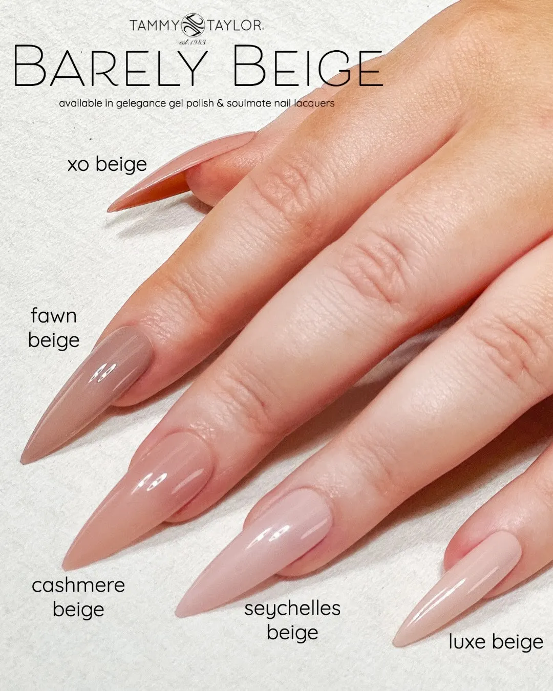 Barely Beige Gelegance Gel Polish Bundle