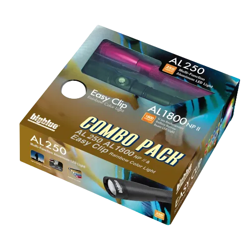 Big Blue Combo Pack: AL250 & AL1800NP   Rainbow EZ Clip