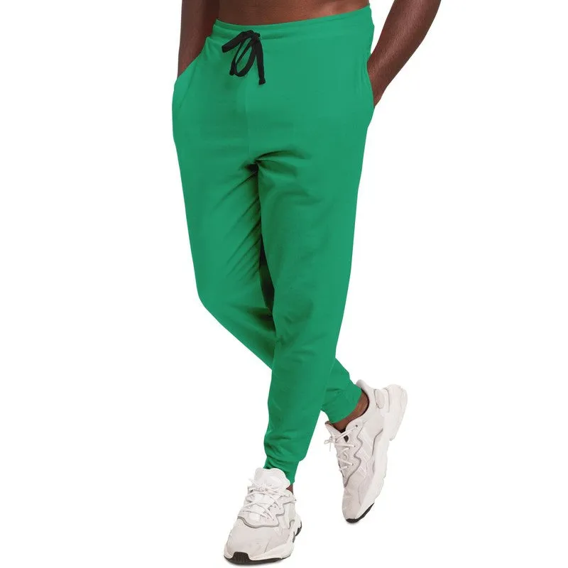 Bright Cool Green Joggers | Unisex | with PLUS sizes | Bright Pure Cool Green | C100M0Y75K0