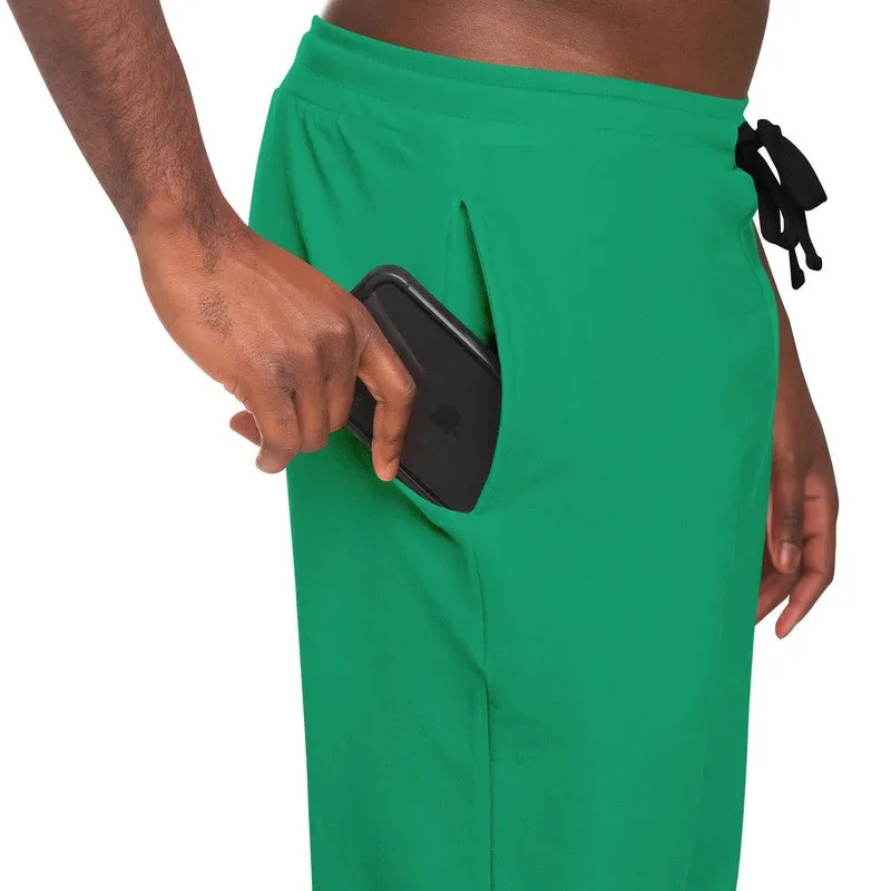 Bright Cool Green Joggers | Unisex | with PLUS sizes | Bright Pure Cool Green | C100M0Y75K0