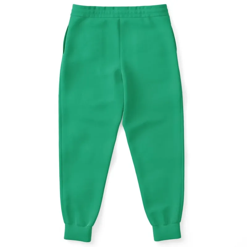 Bright Cool Green Joggers | Unisex | with PLUS sizes | Bright Pure Cool Green | C100M0Y75K0