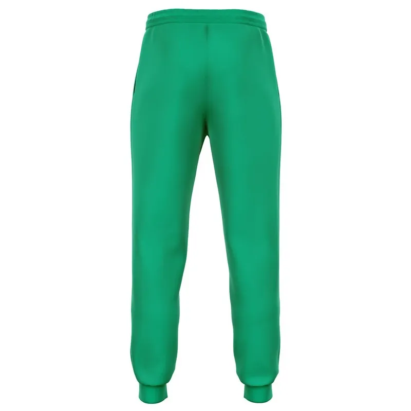 Bright Cool Green Joggers | Unisex | with PLUS sizes | Bright Pure Cool Green | C100M0Y75K0