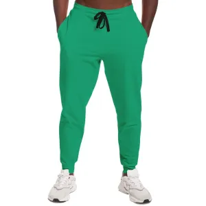 Bright Cool Green Joggers | Unisex | with PLUS sizes | Bright Pure Cool Green | C100M0Y75K0