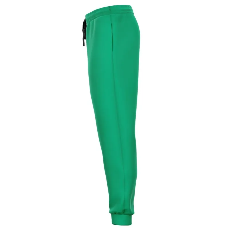 Bright Cool Green Joggers | Unisex | with PLUS sizes | Bright Pure Cool Green | C100M0Y75K0