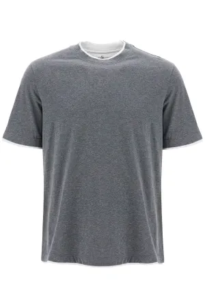 BRUNELLO CUCINELLI layered-effect t-shirt