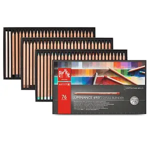 Caran d'Ache Luminance 6901  Colored Pencil - 76 Color Assortment