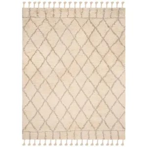 Casablanca Diamond Ivory/Light Gray Area Rug