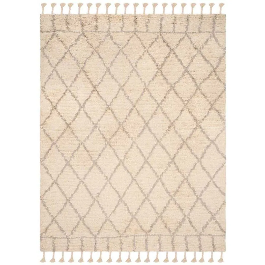 Casablanca Diamond Ivory/Light Gray Area Rug