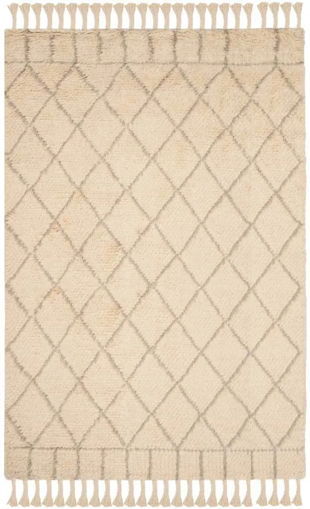 Casablanca Diamond Ivory/Light Gray Area Rug