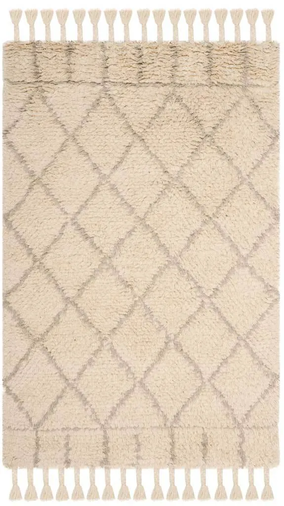 Casablanca Diamond Ivory/Light Gray Area Rug