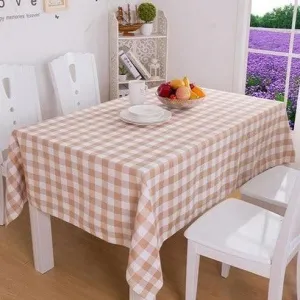 Chic Contemporary Checkered Dining Table Cover