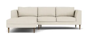 Dekayess Chaise Sectional in Natural Latex