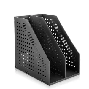 Deli Magazine Holder 200x150x180mm Light Gray A5