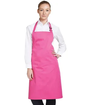 Dennys Polyester Bib Apron | Hot Pink