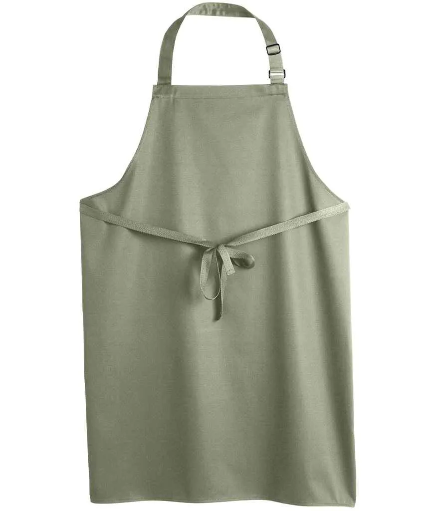 Dennys Polyester Bib Apron | Sage