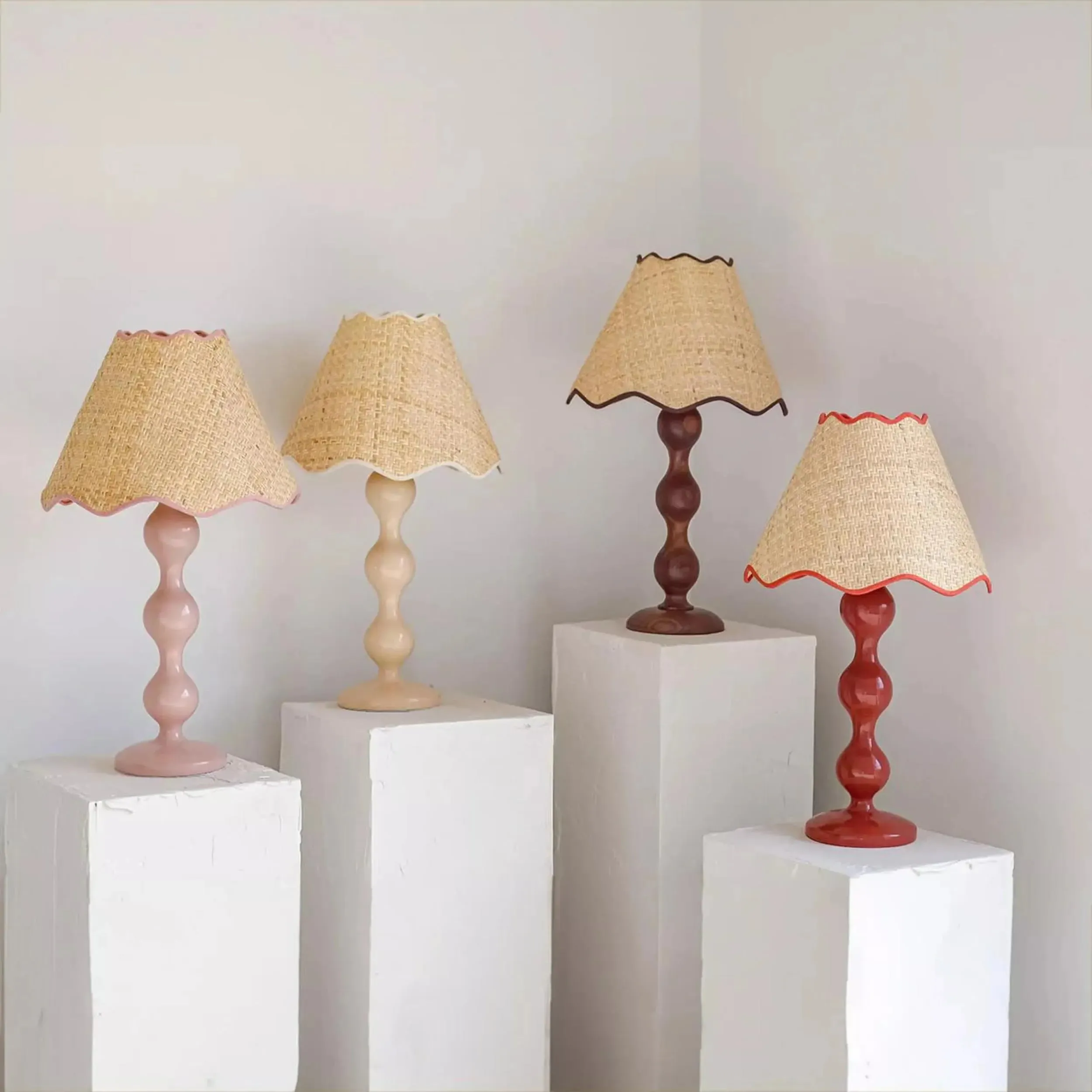 Evie Table Lamp - Cherry