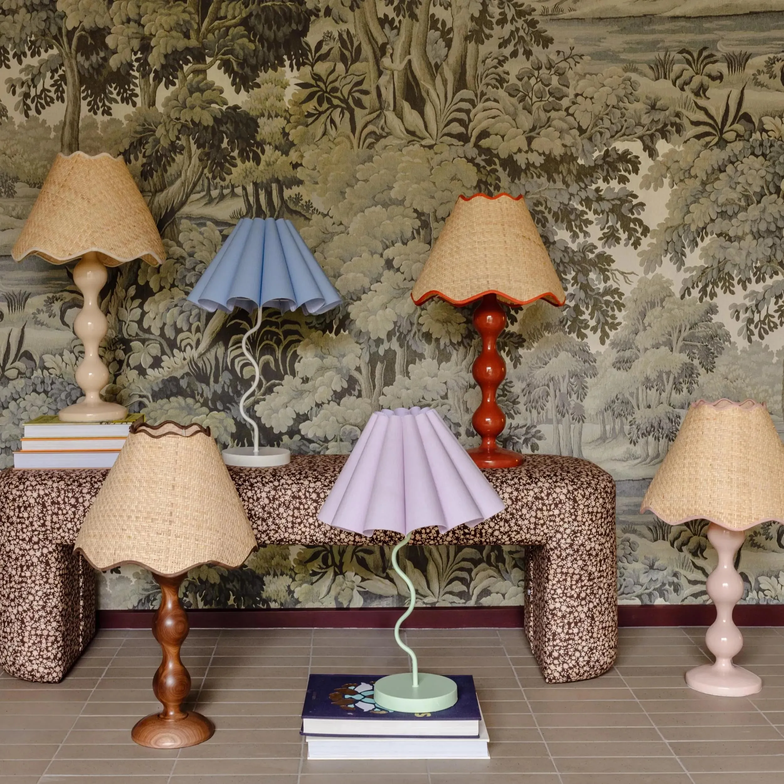 Evie Table Lamp - Cherry