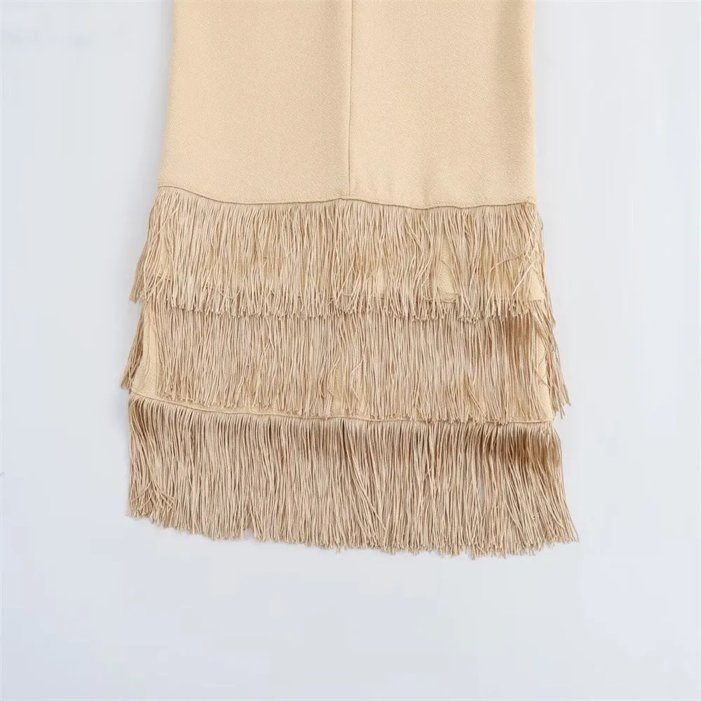 Free Spirit Tassle Maxi Dress