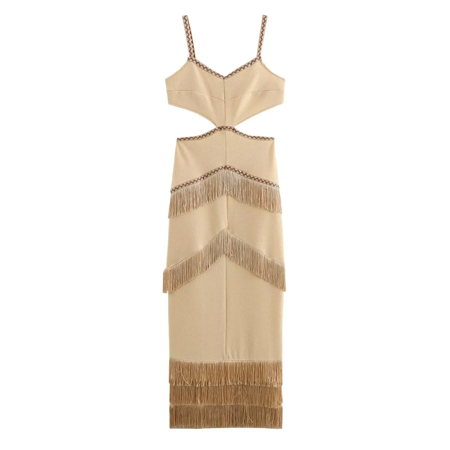Free Spirit Tassle Maxi Dress