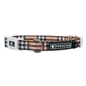 Frenchie Comfort Collar - Tan Tartan
