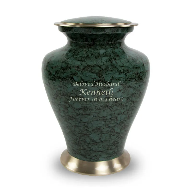 Glenwood Gray Cremation Urn In Large
