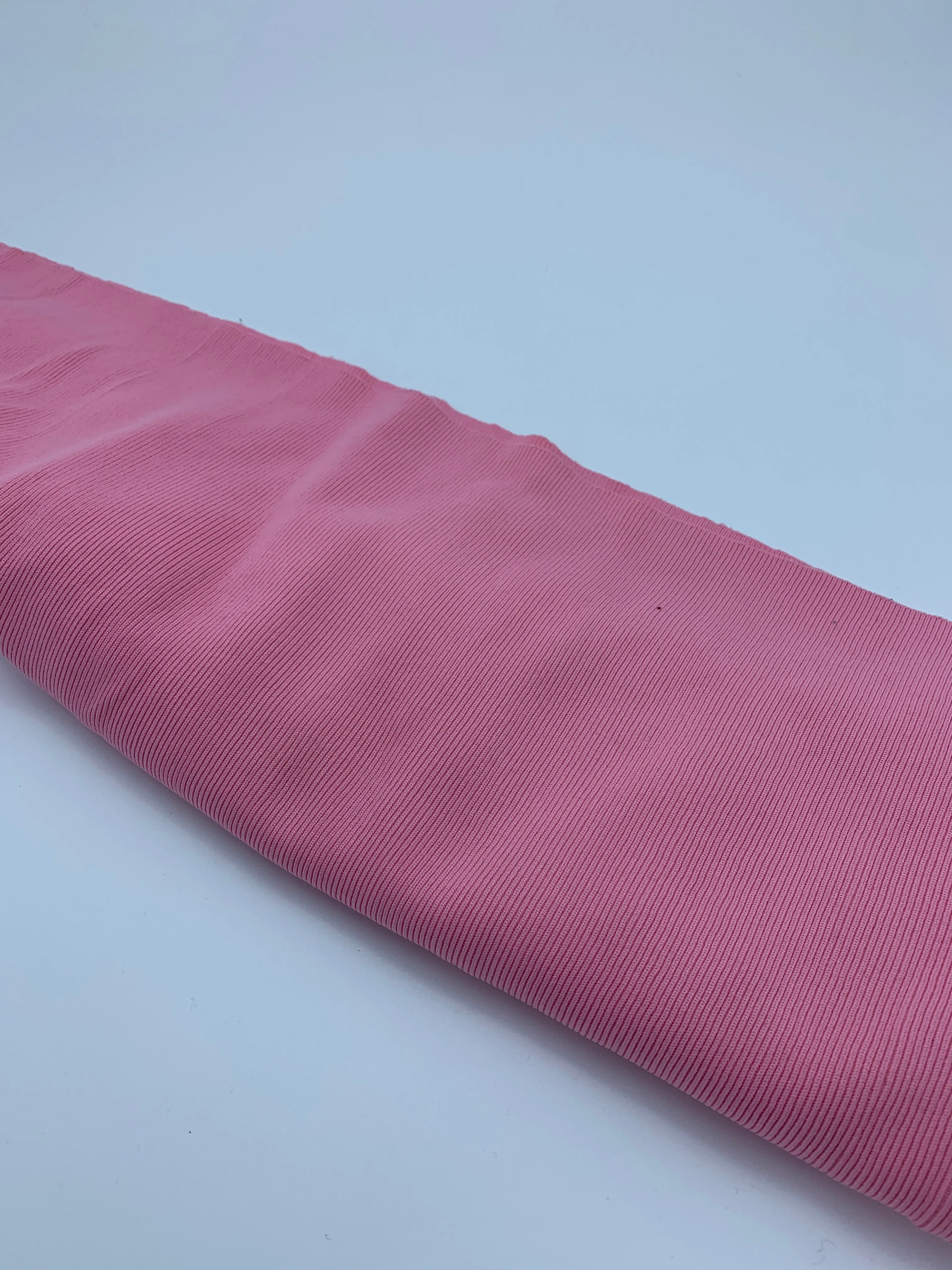 HEAVYWEIGHT NYLON RIBBING - LIGHT PINK