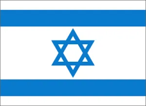 Israel National Flag Printed