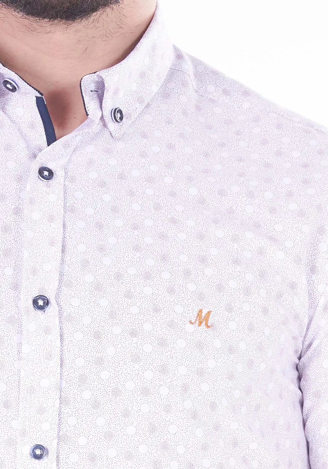 Jay Short Sleeve Shirt - White/pink