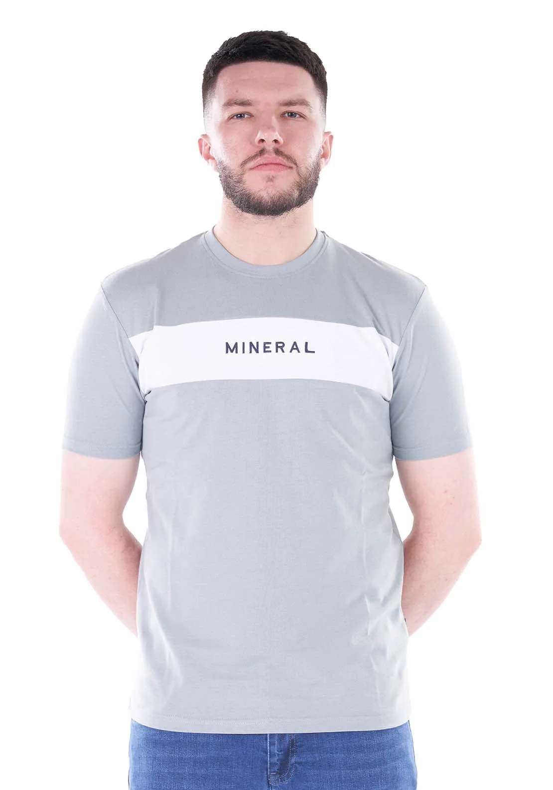 Jessup Short Sleeveup Panel Tee - Sage