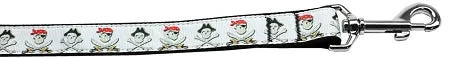 Jolly Roger Nylon Dog Leash 5-8 Inch Wide 6ft Long