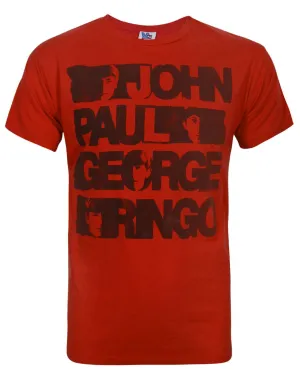 Junk Food Beatles Names Men's T-Shirt