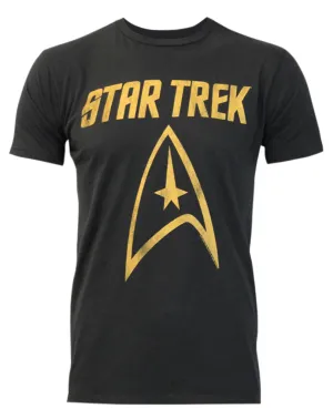 Junk Food Star Trek Logo Men's T-Shirt