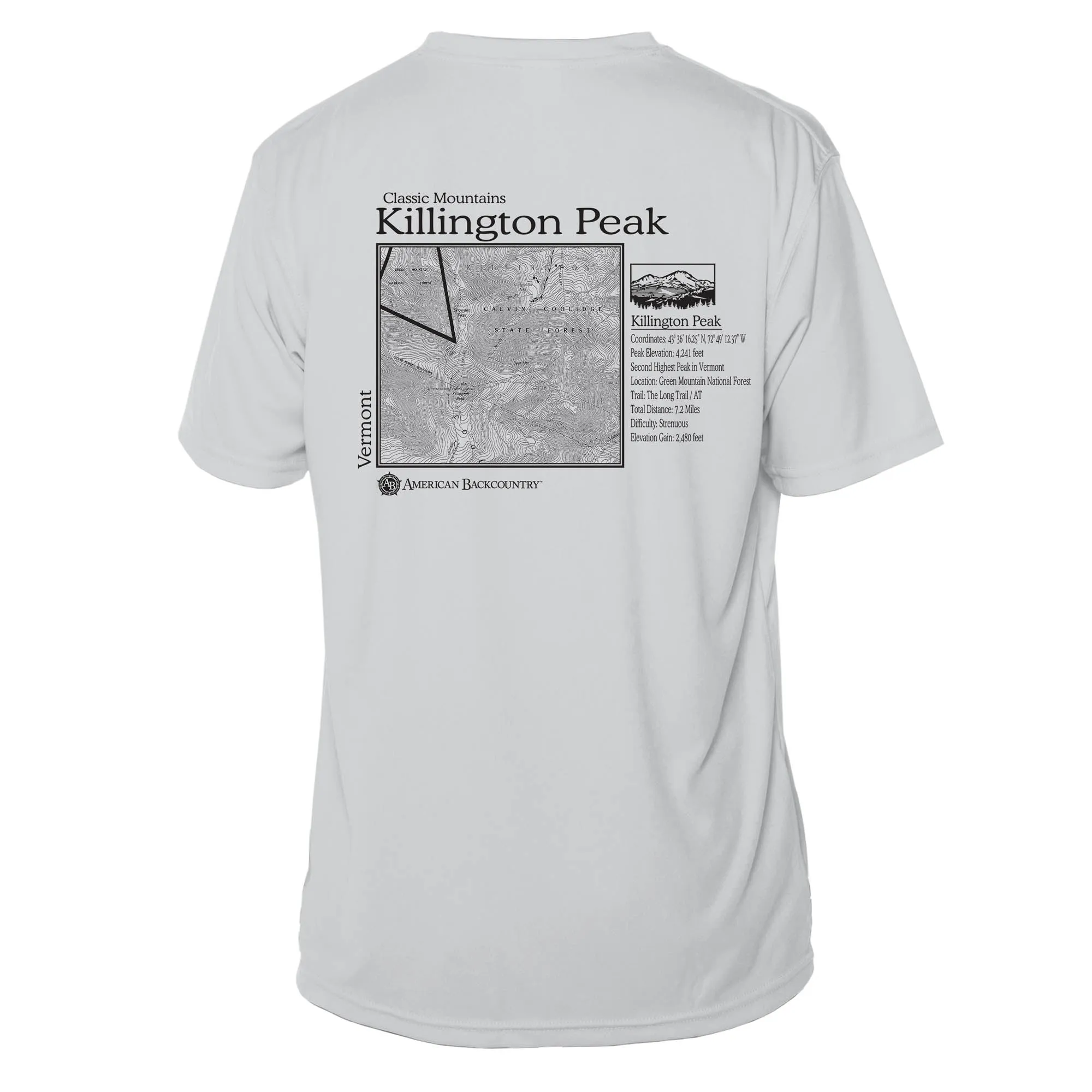 Killington Classic Mountain Short Sleeve Microfiber Men's T-Shirt