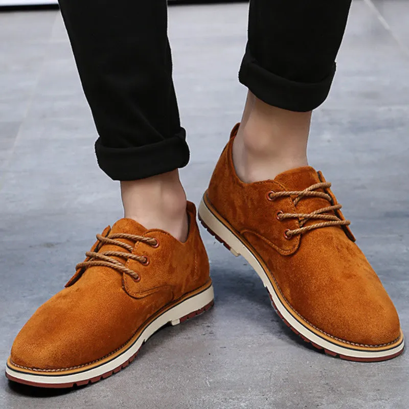 Leather Shoes Men Classic New Men's Oxford Genuine Leather Casual Sneakers