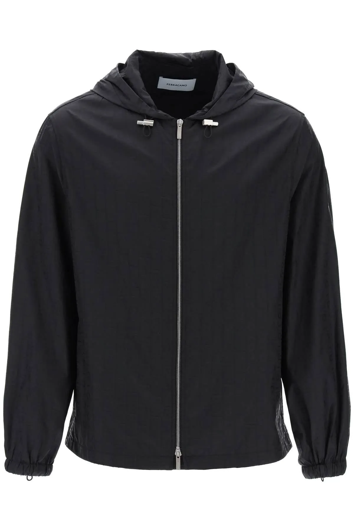 LOGO NYLON WINDBREAKER JACKET