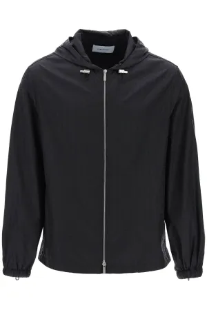 LOGO NYLON WINDBREAKER JACKET