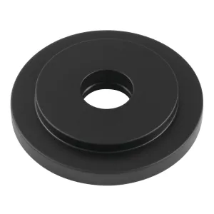 Manhattan FLEURO0 Round Shower Arm Flange, Matte Black