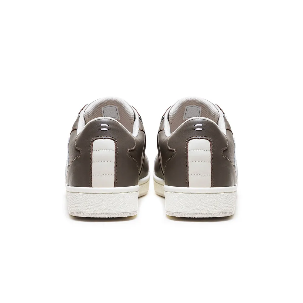 Men's Adelaide Gray Leather Sneakers 02651-880