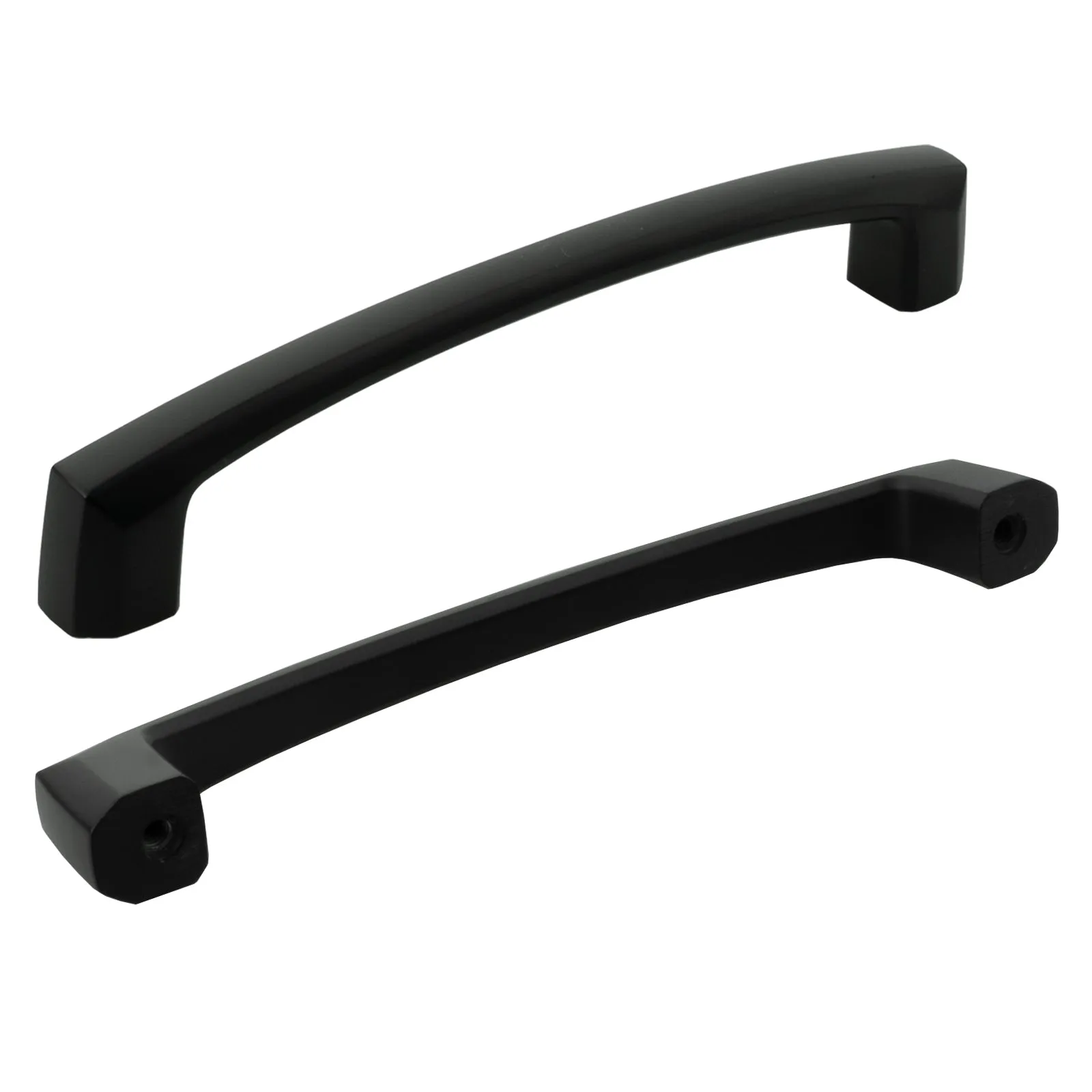 MH1660 Solid Matte Black Cabinet Pulls Handles