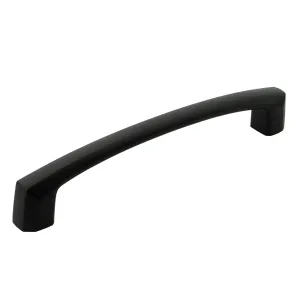 MH1660 Solid Matte Black Cabinet Pulls Handles