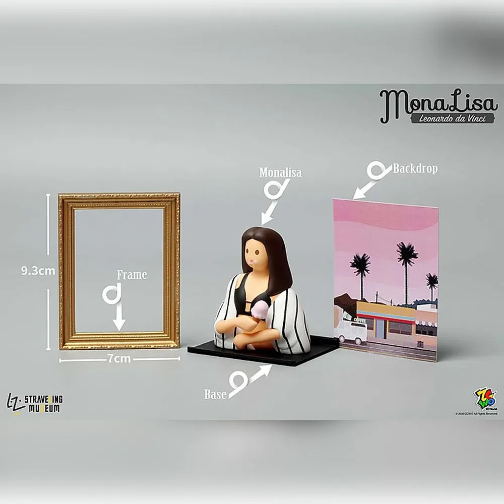 Mona Lisa Mini Figures by Straveling Muzeum