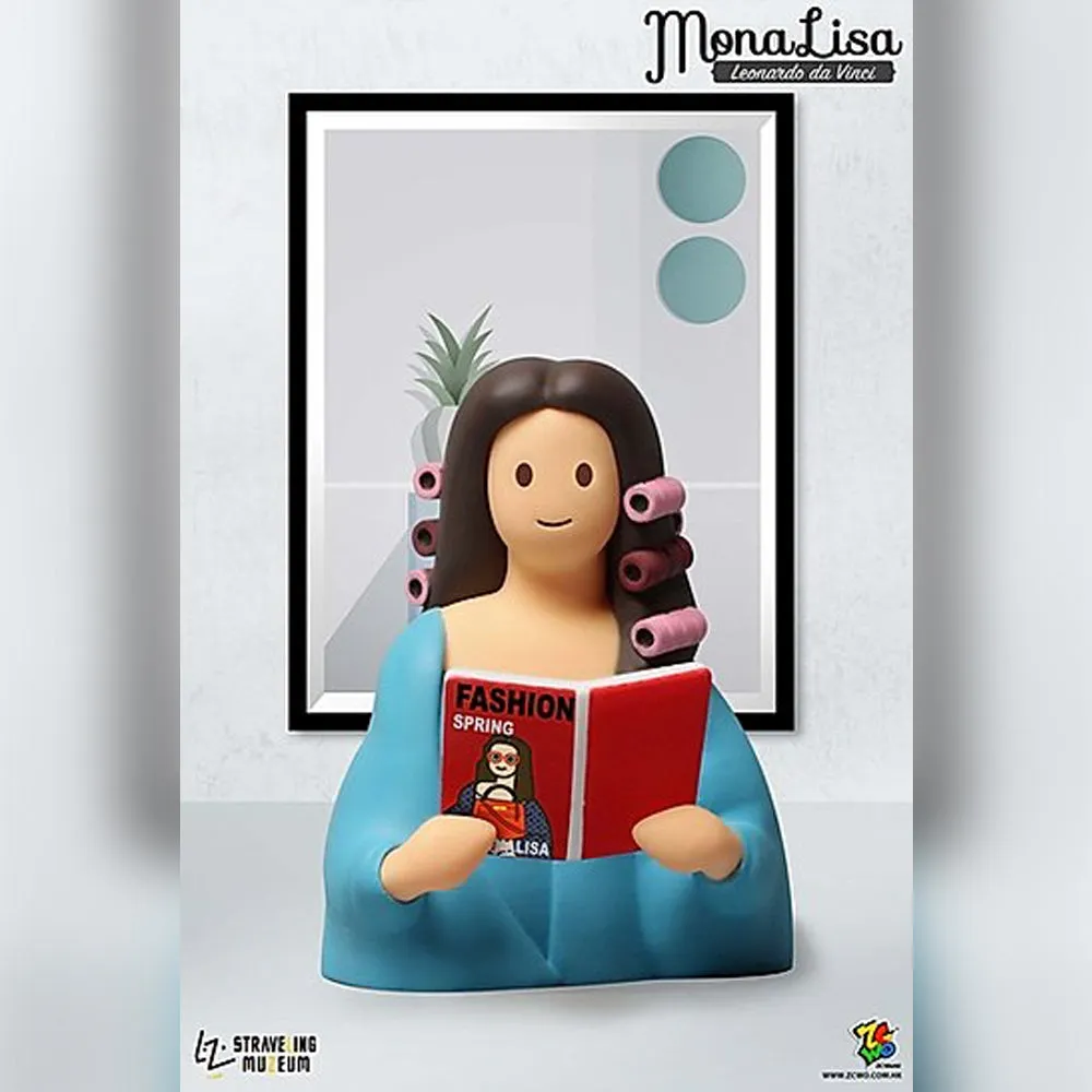 Mona Lisa Mini Figures by Straveling Muzeum