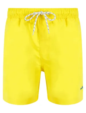 Namaste 3 Classic Swim Shorts in Meadowlark Yellow - Tokyo Laundry