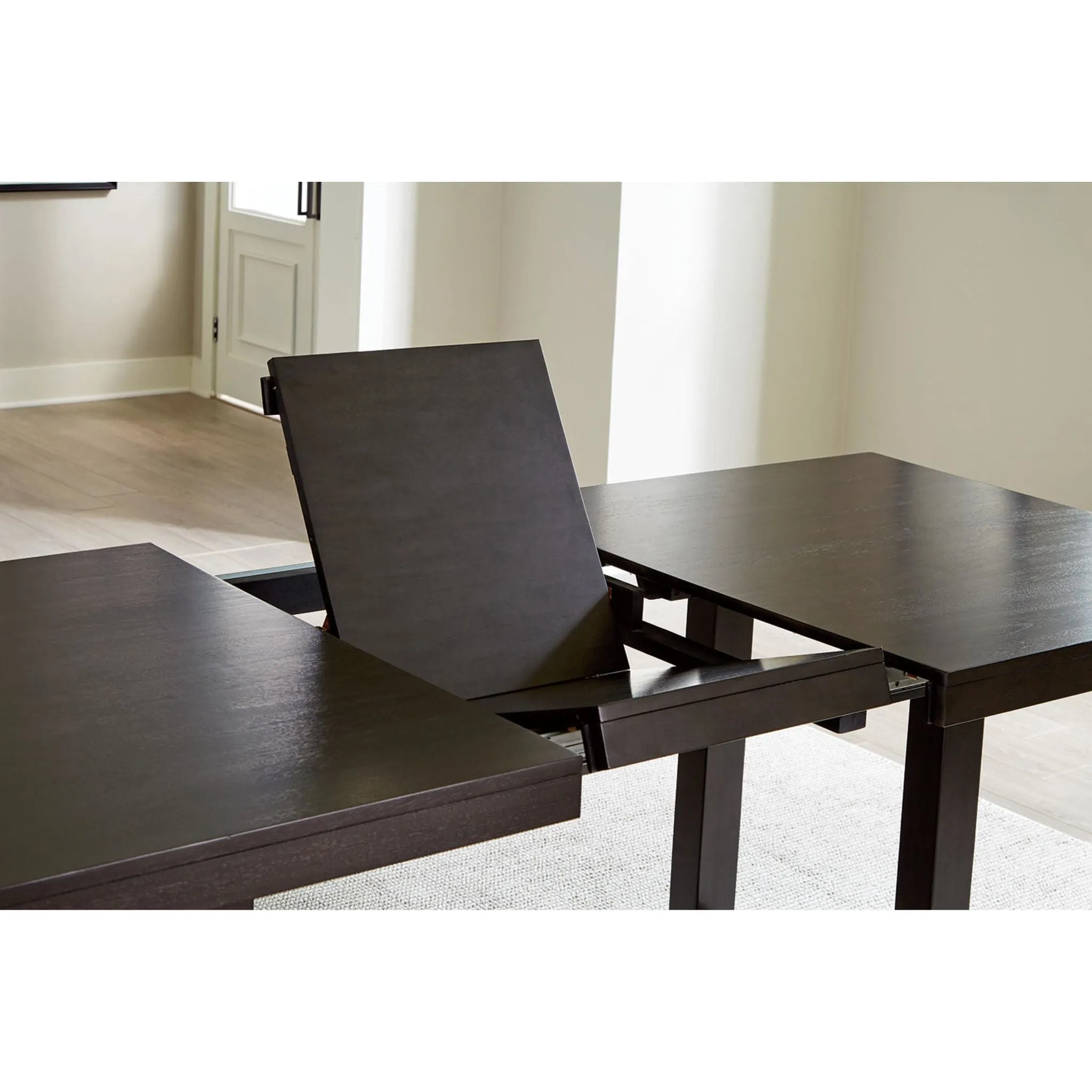 Neymorton Dining Extension Table - Dark Grayish Brown - (D618-35)